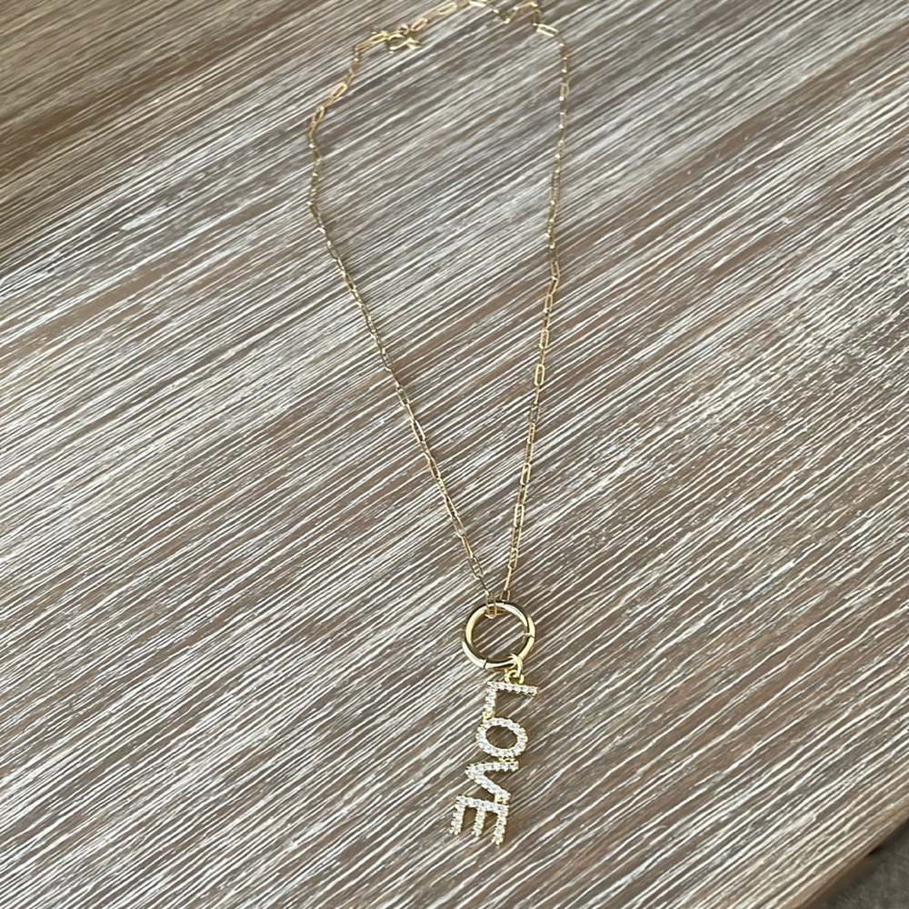 “Love” Charm Necklace